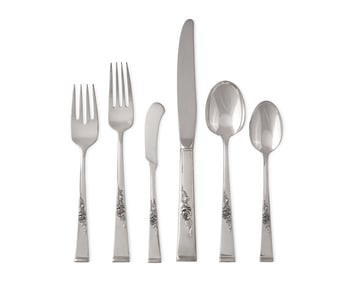 An American Silver Flatware Service