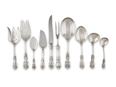 An American Silver Flatware Service
