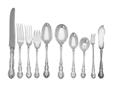 An American Silver Flatware Service