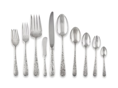 An American Silver Flatware Service
