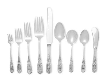 An American Silver Flatware Service