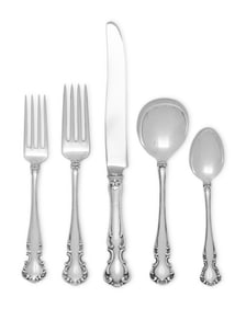 An American Silver Flatware Service
