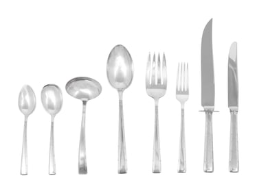 An American Silver Flatware Service