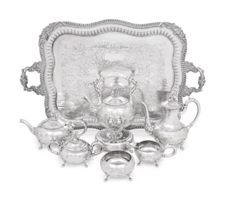 An American Silver Six-Piece Tea and Coffee Service
