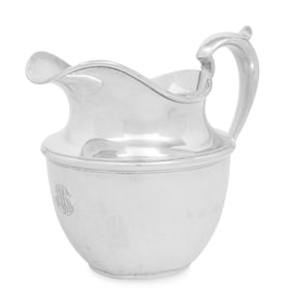 An American Silver Pitcher