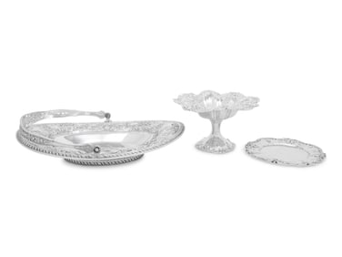 Three American Silver Table Articles
