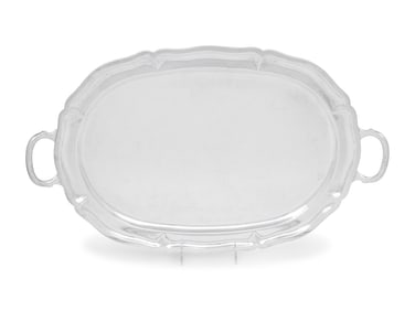 A Mexican Silver Serving Tray