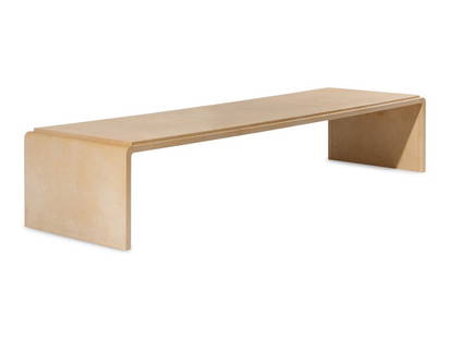 A Lacquered Parchment-Veneered Coffee Table in the Manner of Jean-Michel Frank: A Lacquered Parchment-Veneered Coffee Table in the Manner of Jean-Michel Frank Mattaliano, 20th Century Height 16 1/2 x width 84 1/2 x depth 24 inches. This lot is located in Chicago. 