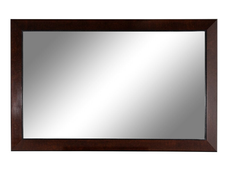 A Large Contemporary Burlwood Mirror (1 of 6)