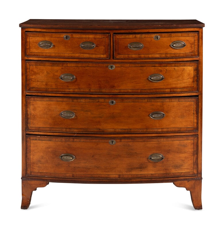 A Regency Mahogany Chest of Drawers (1 of 2)