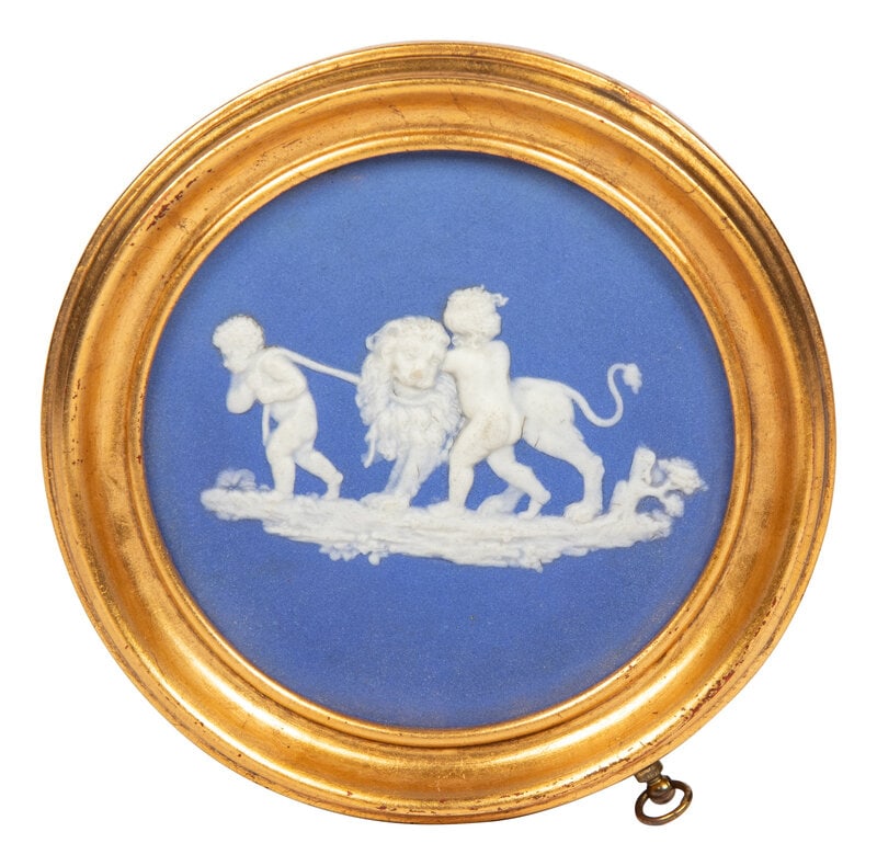 An English Jasperware Plaque (1 of 2)