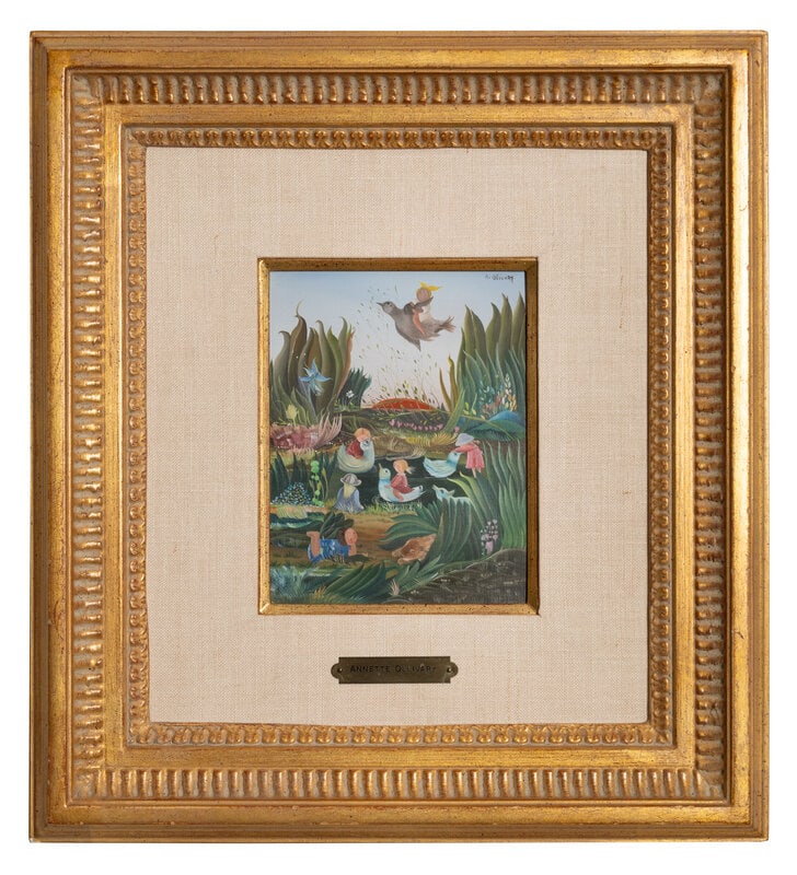 Annette Ollivary
(French, b. 1926)
Children in Imaginary Landscape (1 of 3)