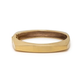 YELLOW GOLD BANGLE BRACELET