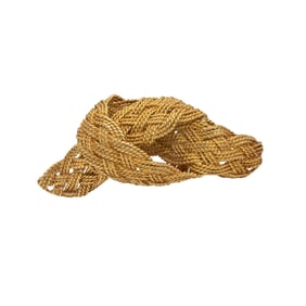 YELLOW GOLD KNOT BROOCH