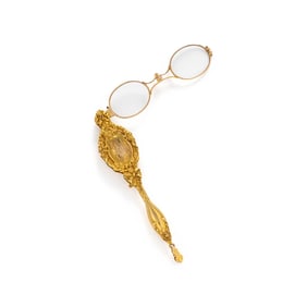 YELLOW GOLD LORGNETTE