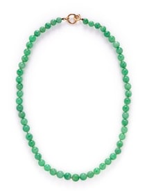 JADE BEAD NECKLACE