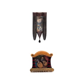KRANITSKY & OVERSTREET, TWO BROOCHES