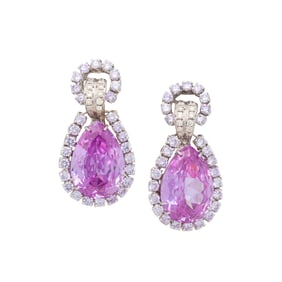 ANDREOLI, DIAMOND AND GEMSTONE EARRINGS