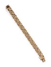 YELLOW GOLD LINK BRACELET