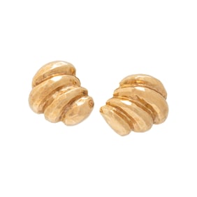 YELLOW GOLD EARRINGS