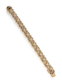 YELLOW GOLD LINK BRACELET