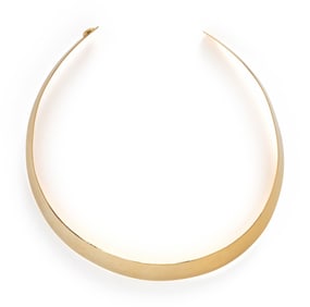 YELLOW GOLD COLLAR NECKLACE