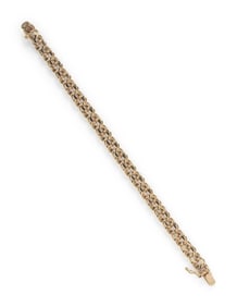 YELLOW GOLD LINK BRACELET