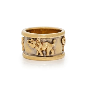 BICOLOR GOLD ELEPHANT RING