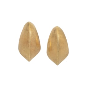 CELLINO, YELLOW GOLD HOOP EARRINGS