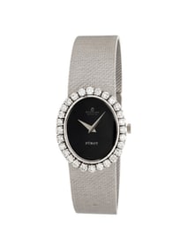 CHATELAIN FOR FÜRST, WHITE GOLD AND DIAMOND WATCH