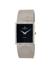 CHATELAIN FOR FÜRST, WHITE GOLD WATCH