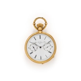 ALBERT H. POTTER & CO., YELLOW GOLD POCKET WATCH