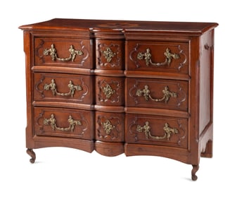 A French Provincial Walnut Commode