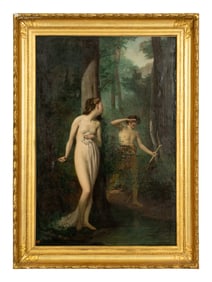 Marcellin Jean Laporte (French, 1839-1891) Diana and Acteon