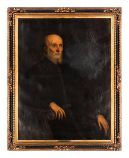 After Jacopo Robusti, called 'Tintoretto', 19th Century: After Jacopo Robusti, called 'Tintoretto', 19th Century Portrait of Luigi Cornaro oil on canvas 45 1/2 x 34 1/2 inches. Property from the Historic Dr. John McLean House, Pullman, Chicago This lot is
