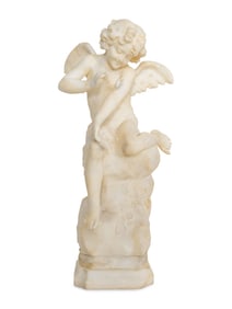 Guglielmo Pugi (Italian, 1850 - 1915) Putto with Butterfly