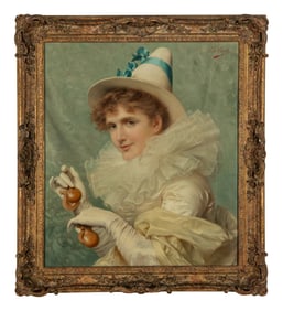 Tito Conti (Italian, 1842-1924) Castanet Dancer