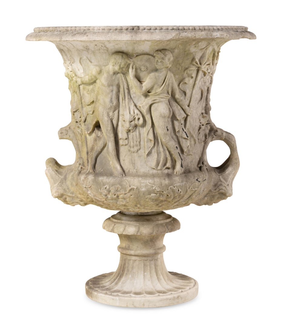 A Continental Marble Campagna Urn (1 of 4)