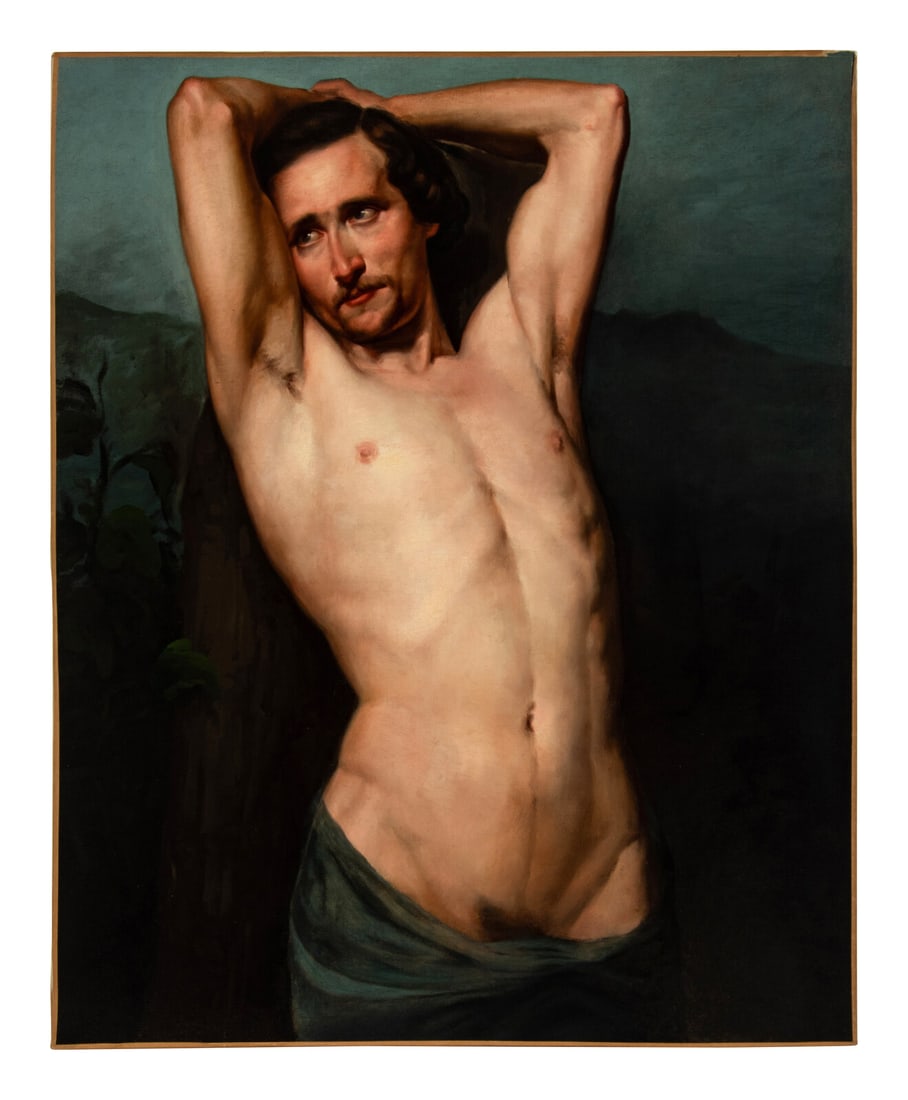 Carlos Maria Esquivel (Spanish, 1830-1867) Act of a Man (1 of 3)