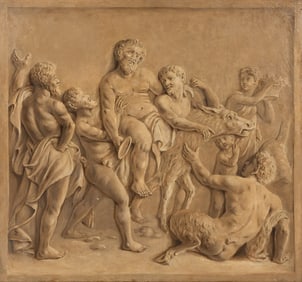 Follower of Jacob de Wit (Dutch, 1695-1754) Drunken Silenus