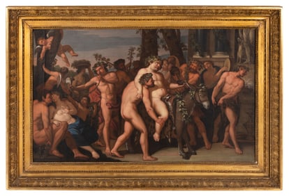 Flemish School, 18th Century, Triumphal Procession Of Bacchus