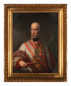 Johann Baptist Lampi the Elder (Austrian, 1751-1830) A Portrait of Emperor Francis I (II) of Austria