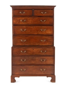 A George III Mahogany Chest-on-Chest