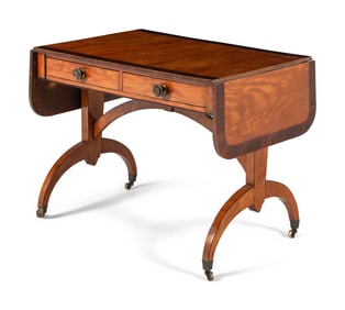 A George III Satinwood Sofa Table