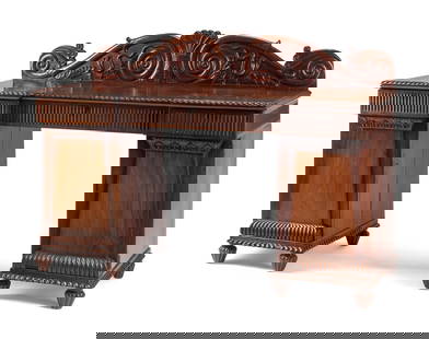 A William IV Mahogany Sideboard: A William IV Mahogany Sideboard 19th Century Height 47 x width 68 x depth 25 inches. This lot is located in Chicago.