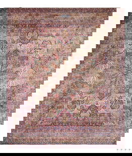 A Lavar Kirman Carpet: A Lavar Kirman Carpet Southeast Persia, 20th Century signed at one end. 11 feet 9 inches x 10 feet 6 inches. Property From the Estate of a Distinguished Philadelphia Gentleman This lot is located in