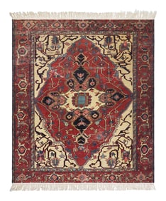 A Heriz Rug