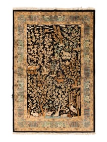 A Turkish Silk Rug