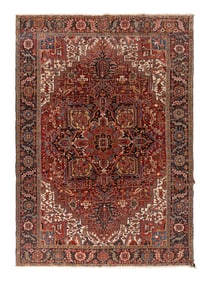 A Heriz Rug