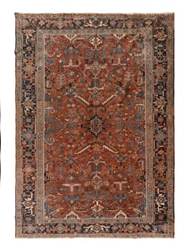 A Heriz Rug